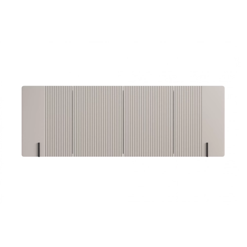 Komoda Malmi 200 cm wisząca - kaszmir / crema bianca / czarny